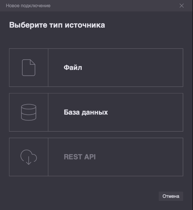 Типы источников